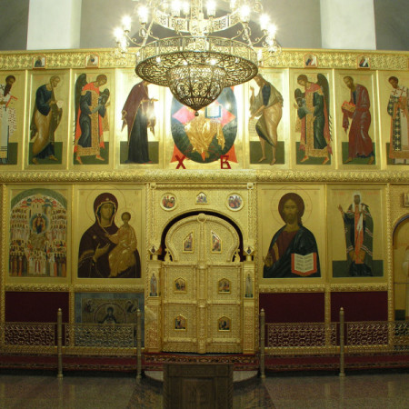иконостас храм св.тихона
