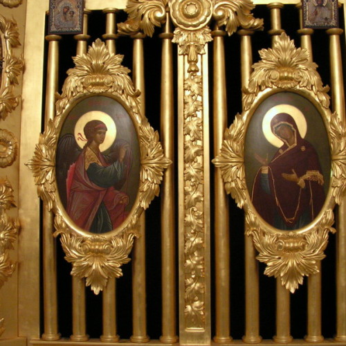 накладные элементы - резьба позолота